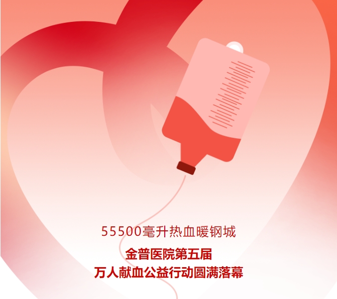 55500毫升热血暖钢城！ca88医院第五届万人献血公益行动圆满闭幕